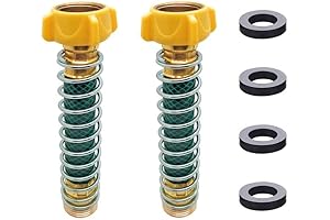 RV Cold-Weather Accessory: HQMPC Flexible Yellow Hose Protector for 3/4" Hoses