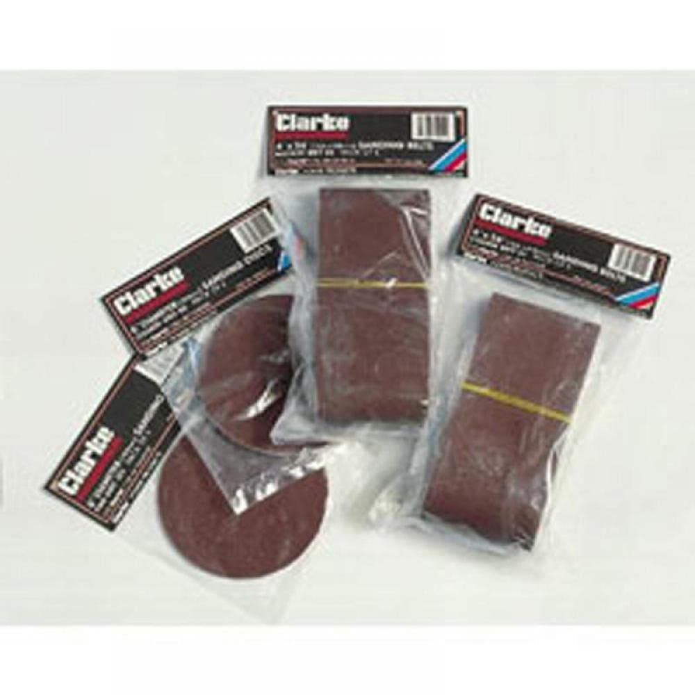 Clarke 4" Sanding Belt for CS4-6C Medium 80 grit (Pk5) 6500808