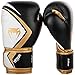 VENUM Contender 2.0 Guantes de Boxeo, Unisex Adulto, Negro/Blanc-Oro, 16 Oz