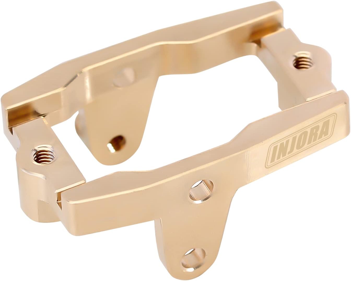 INJORA Black Brass Servo Mount Bracket for TRX4M Stock Servo 1/18 Upgrade Parts,11g