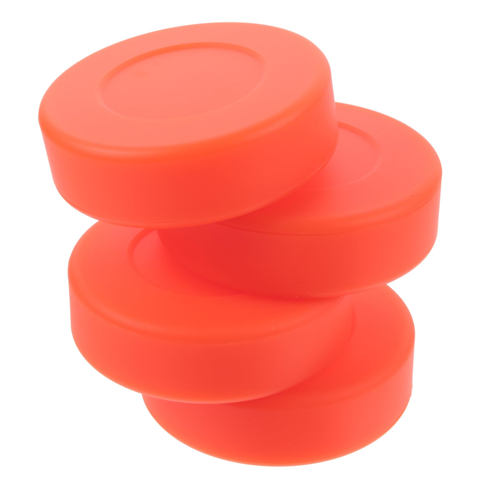 Mikikit Roller Hockey 4 Pack Training Hockey for Boys and Girls Adults Soft PVC for Ice Court Play