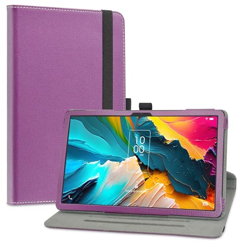 Coque TCL NXTPAPER 11 LiuShan violette avec support rotatif 360 pour tablette Android 13 2023