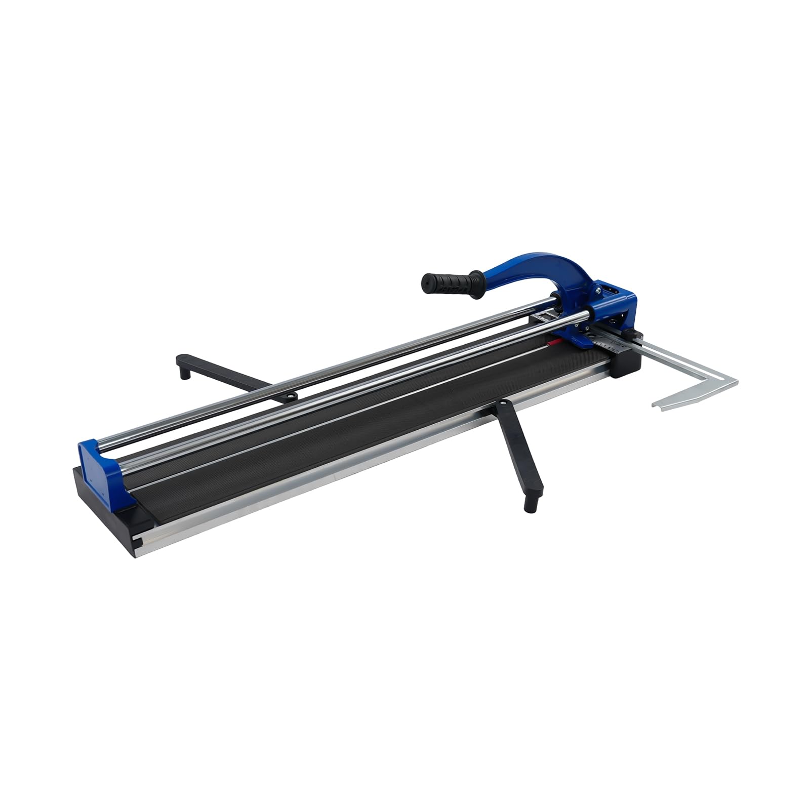 Cortador manual de azulejos de 80 cm, soportes de doble riel con rueda de corte de tungsteno y guía de precisión por infrarrojos, para azulejos de hasta 15 mm/31", incluye soportes de equilibrio y