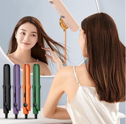 Mini plancha y rizador 2 en 1 para cabello OUTMX miniatura 2