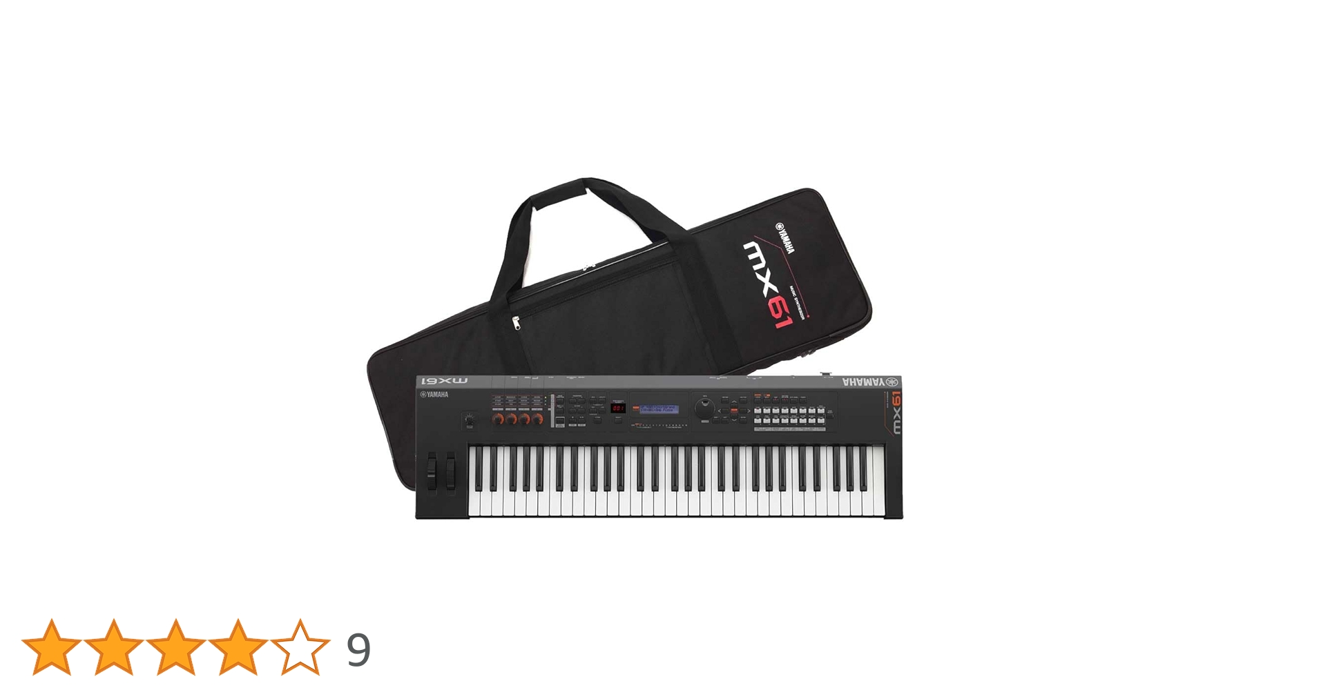 Amazon | YAMAHA MX61 BK シンセサイザー 61鍵盤 専用ソフトケース付属