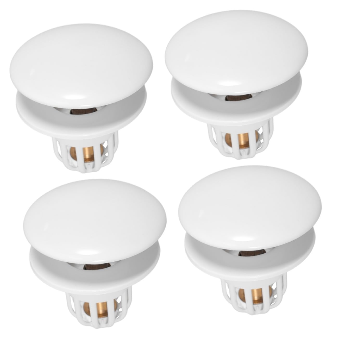 Angoily 4piezas Tapón De Drenaje para Lavabo Stopper Anticongestión Instalación y Limpieza Accesorio y Resistente Filtraciones