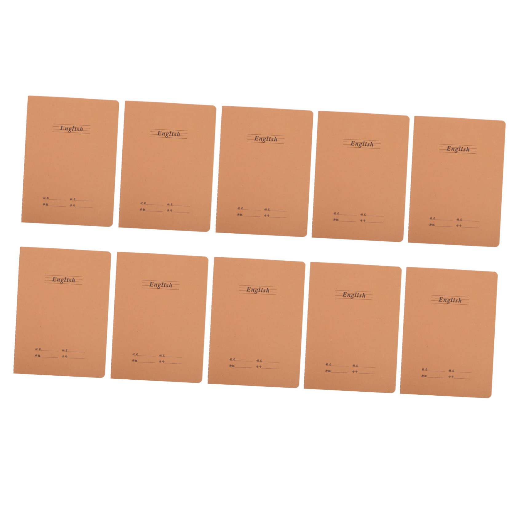 EXCEART Quaderni Scuola 10 Pezzi in Carta, Quaderno per Esercizi | Festa Scuola Decor, Kit Scuola Cancelleria, Quaderni di Esercizi per Studenti e Insegnanti, Portatile e Pratico