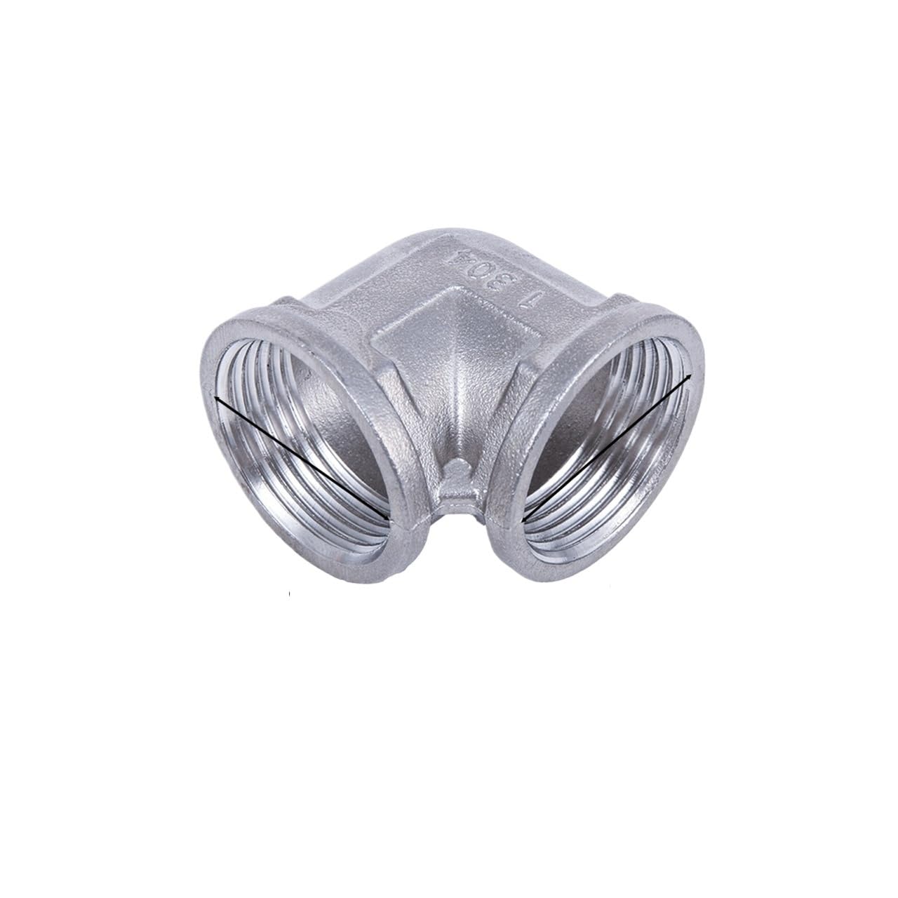BFsaceqa 1 BSP Male Thread Metal Connector Reduce To 16/19/25/32mm Hose Barb Pneumatic Pagoda Coupler Irrigation Pipe Plumbing Fitting(Elbow Connector)