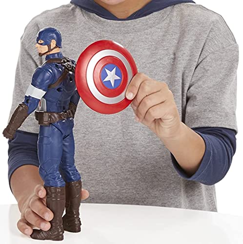 Theavengers Titan Hero Tech Captain America 12 Inch Voice Action Figure #TOP5