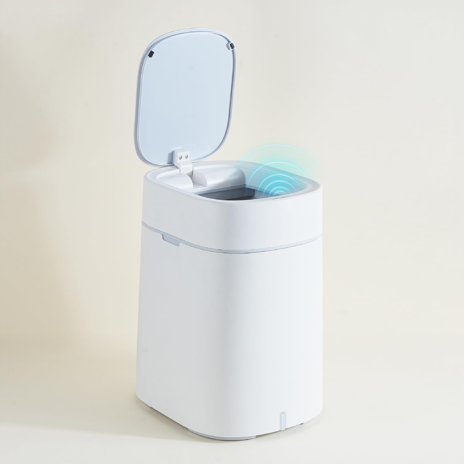 Lifelong Automatic Sensor Dustbin with Slow Descent & One-Touch Operation | 12 Litres, Silent, Odour Seal, Waterproof (IPX4) Bin for Kitchen, Bathroom & Bedroom | Hands Free,Stylish & Plastic(LLSD001)-image-0