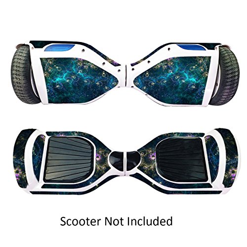 GameXcel Sticker for Hover Board - Skin for Self-Balancing Electric Scooter - Decal for Self Balance Mobility Longboard - Smart Protective Cover Vinyl Case for 2 Wheel Scooter Board