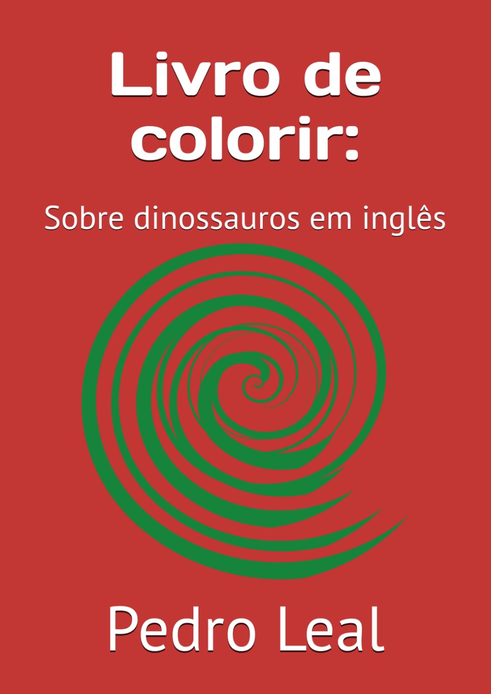 Livro de colorir:: Sobre dinossauros em inglês