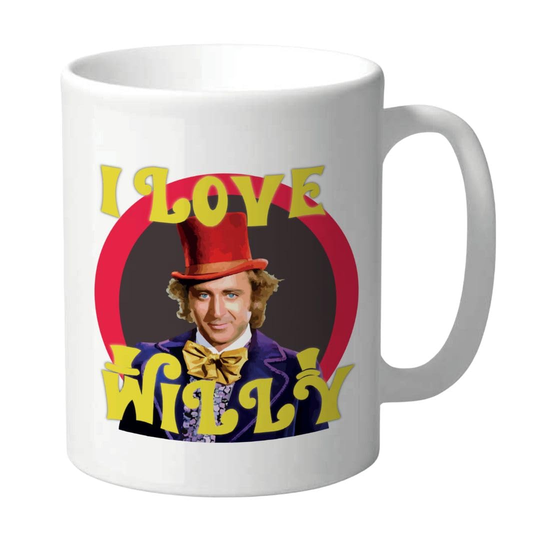 Cheeky Chops White Cheeky Rude Funny Mug I Love Willy British Humour Parody Cup For Friends Mates Colleagues Birthday Banter 11Oz Ceramic Cmug44