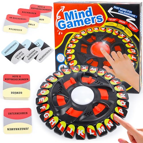 Wörter Sturm Brettspiel – Gesellschaftsspiel für 2-8 Spieler ab 14 Jahren, Partyspiel & Familienspiel (Schwarz)