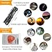 Halcent Kit Supervivencia, 14 Piezas Kit Emergencia con Brujula Silbato Emergencia Mechero...