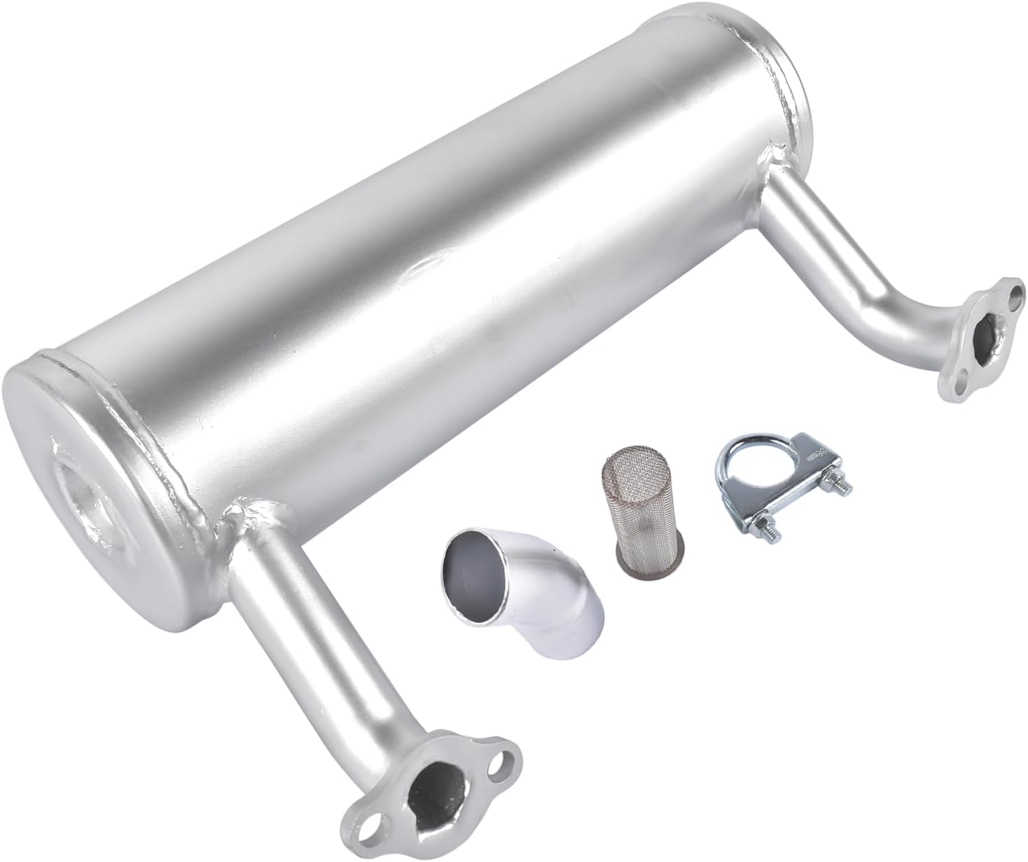 Silver Muffler Kit 525750201, FX651V-730V Replacement for Craftsman, Husqvarna FX651V, FX691V, FX730V Volantixi