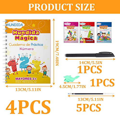 YOYIAG Cuaderno Magico Groove Calligraphy spagnolo...