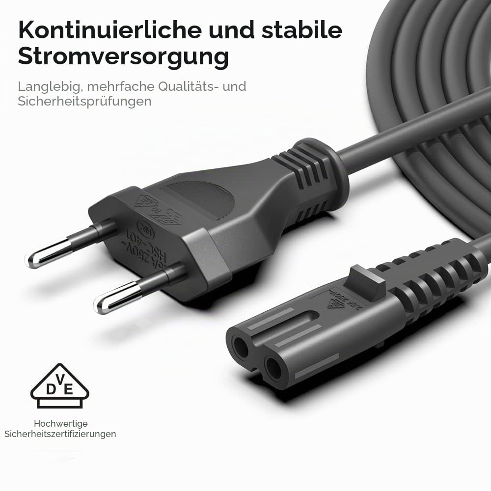 KFD 42V 2A Akku Ladegerät E-Bike Charger 36V Netzteil Ladekabel für Telefunken F820 M920 C750 RC820 RC840 model XVE083-4200200 Battery SANS SSLC084V42 Trekstor XVE4200200 MDA DZL(M) 3710A0 PSE50311 EU