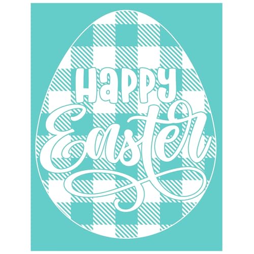 MANGOUSONG Screen Printing Kit,21.5x28cm Egg Silk Screen Stencils Reusable Silkscreen Print Kit for Printing Handbag Decoration Template ?Seal Tool