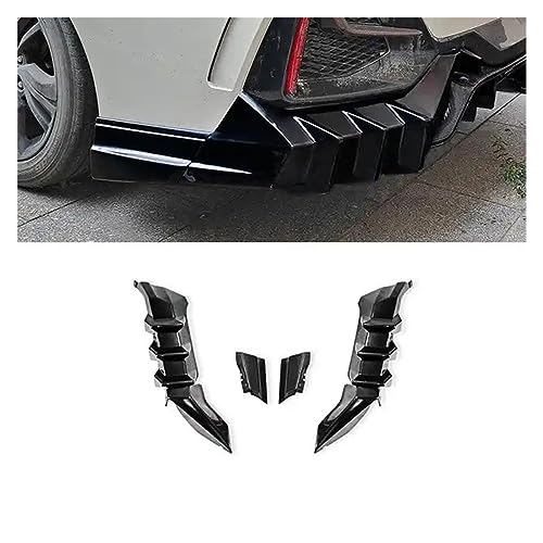 Alerón trasero Civic Hatchback con kit de carrocería modificado premium acabado Bright Sedan