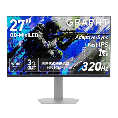 Amazon.co.jp: 【スタンドレス (スタンドなし) 】GRAPHT QD MiniLED