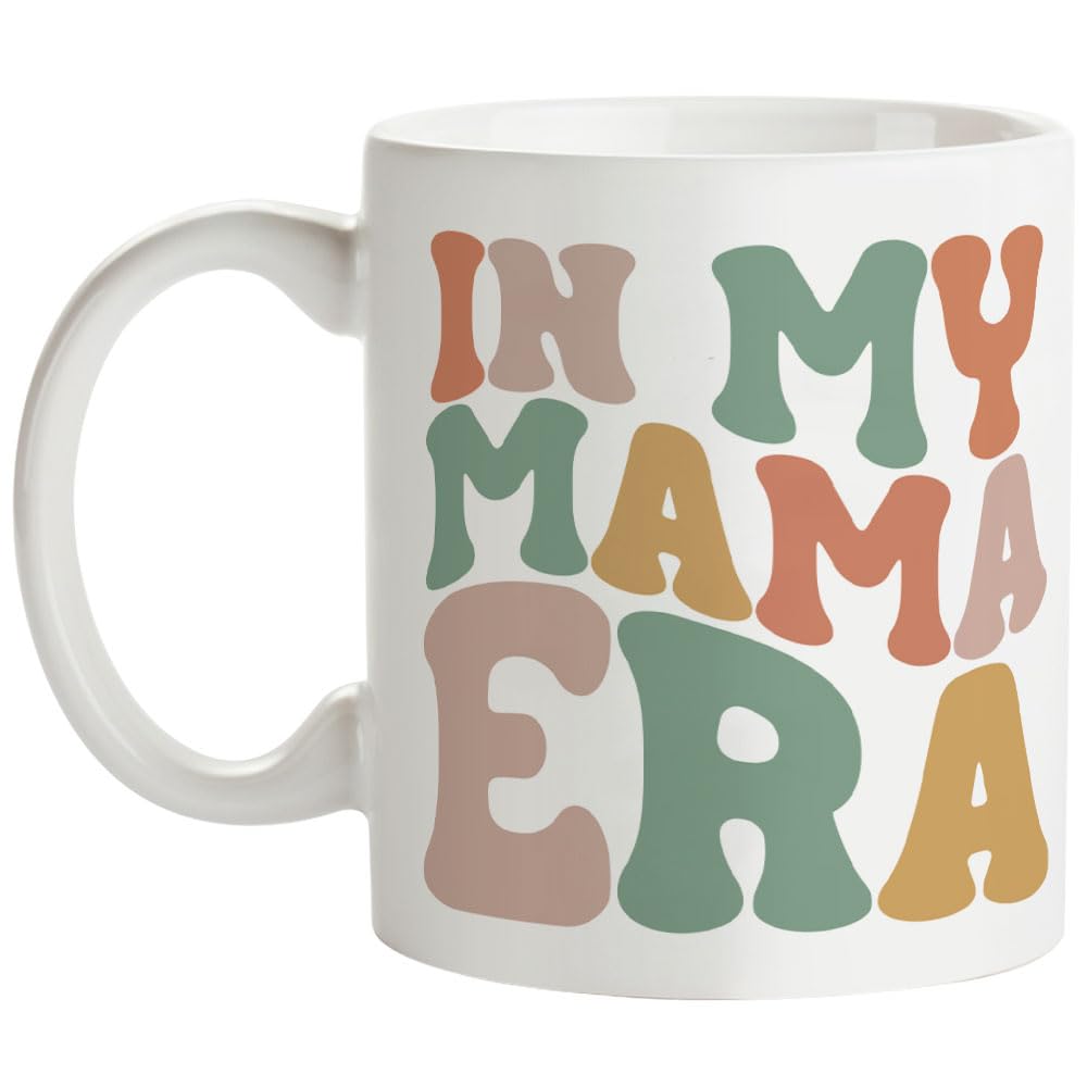 Fatbaby Mom Gifts Coffee Mug, Mothers Day Gifts For New Mom Pregnant Expecting Mama To Be, In My Mama Era Tea Cup 11oz