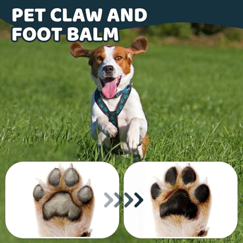 Pfotenbalsam für Hunde Katze 30 g, Pfotenpflege Hund Balsam, Pfotenschutz Hundepflege Katzenpflege, Nasenbalsam Hund, Hundepfoten Balsam für Traumapet Heilt Repariert Trockene Rissige Pfoten (30 G)