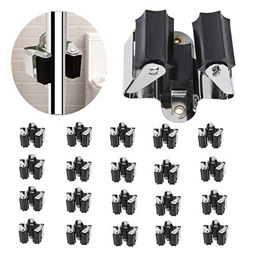 laofoye Mop and Broom Holder Wall Mounted Garage Broom Rack Garden Tool Organizer Storage Rack with Screws for Rake or Mop Handle (21)