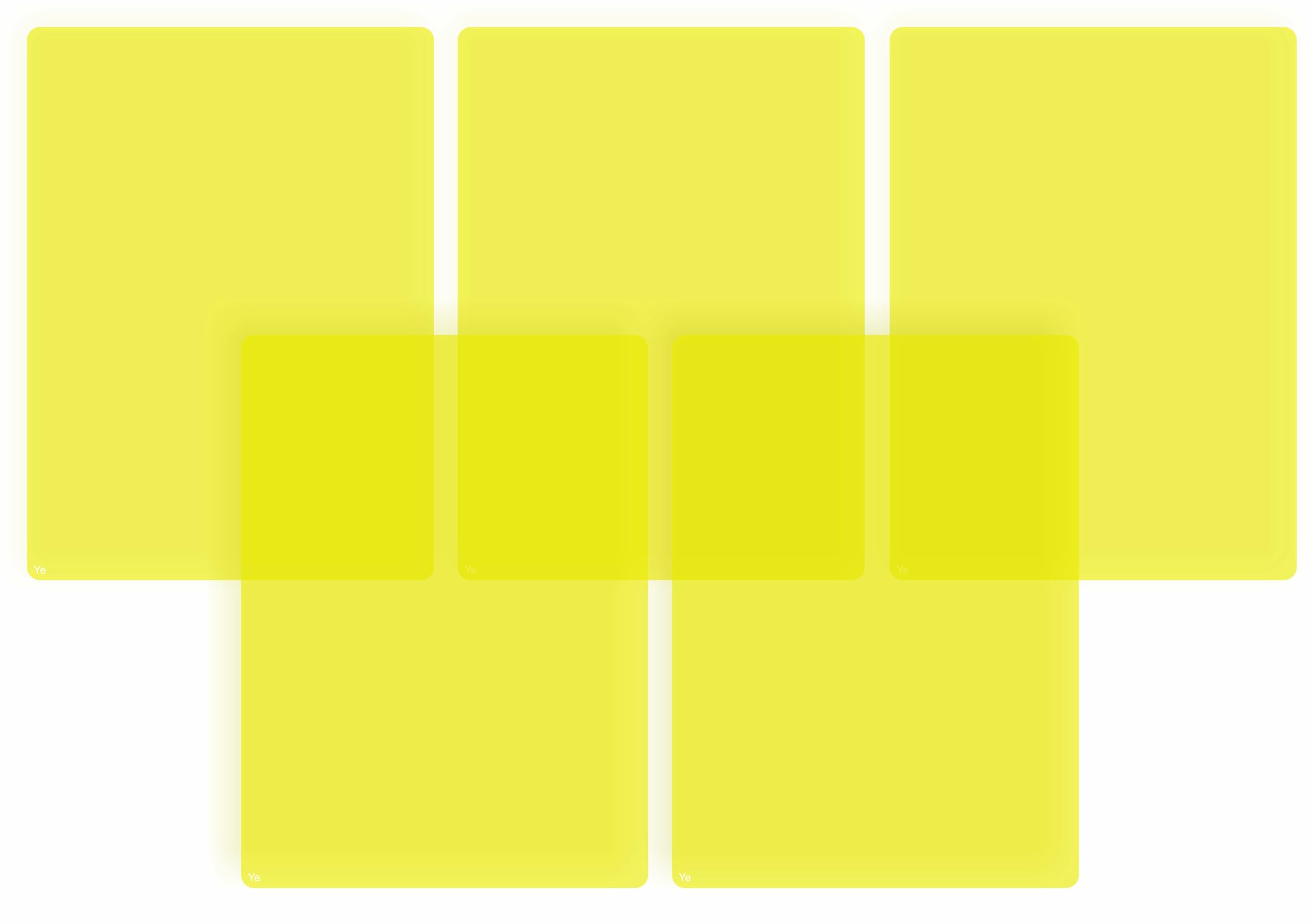 Crossbow Education Tinted A5 Half Page Overlays (Pack of 5) - Dyslexia And Visual Stress Specialists (Yellow) — image 1