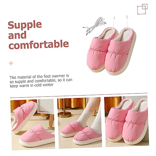 Pantuflas calefactoras USB para pies cómodas miniatura 4