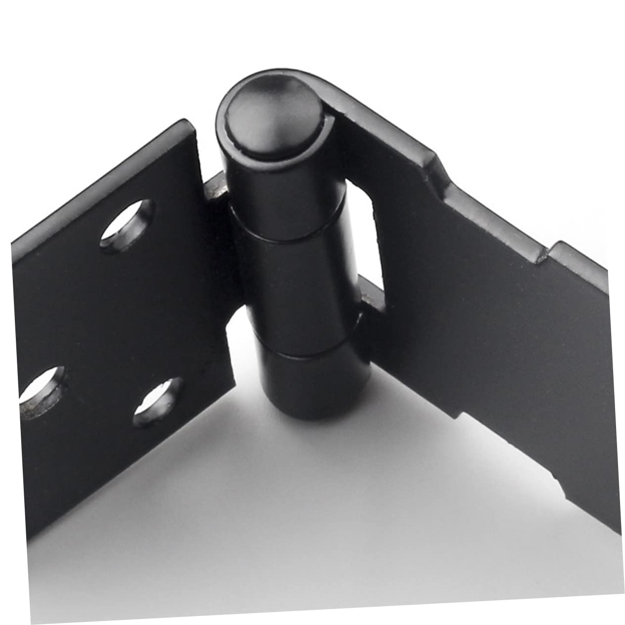 Angoily 2pcs Lock Door Safety Clasp Heavy Duty Door Hasp Door Buckle Bolt Latches Cupboard Door Security Hasps Door Latch Heavy Duty Hasp Stainless Steel Black