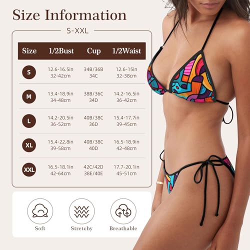 Maillot de bain 2 pièces ajustable pour sublimer la silhouette en triangle