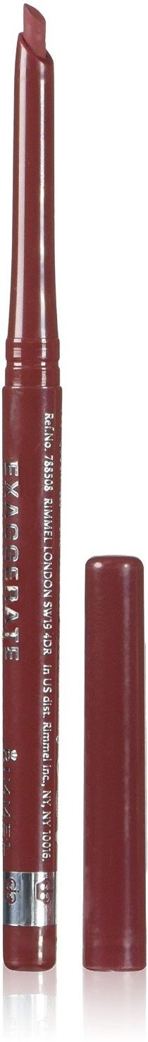 RIMMEL LONDON Exaggerate Lipliner – Automatischer Lippenstift In Obsession (Burgunder)
