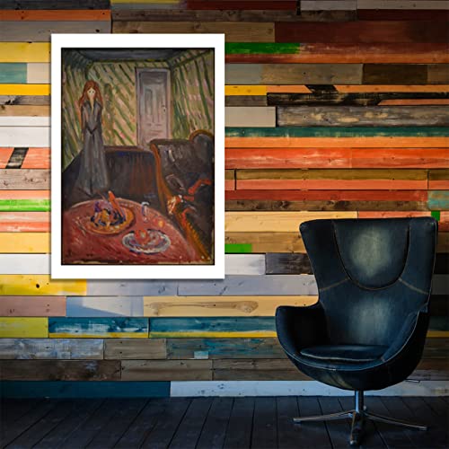 Affiche d'art Edvard Munch Mordersken en impression mate de conservation - 6