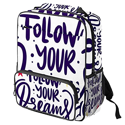 Sac de travail tendance Follow Your Dreams pour femme et homme actif