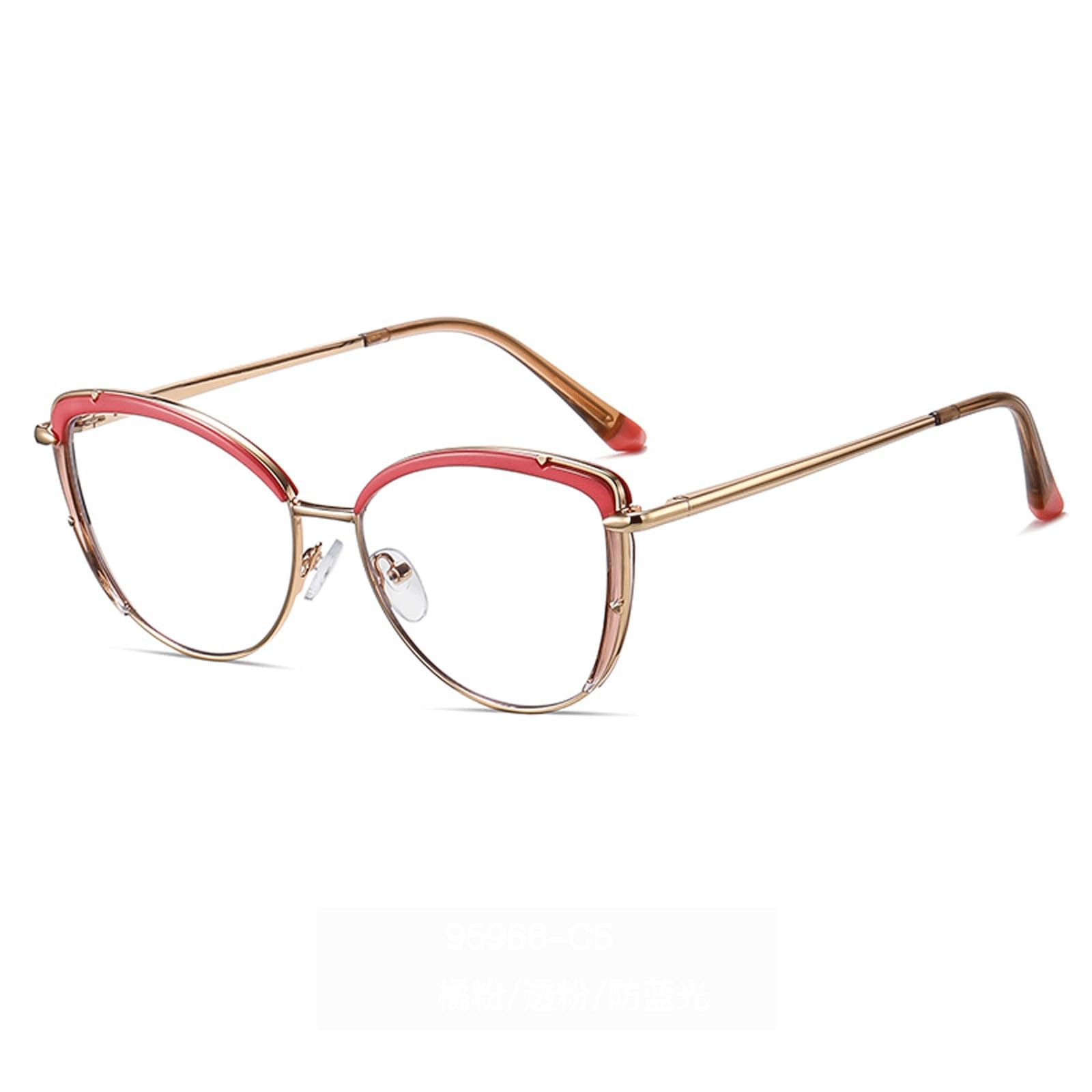 UYHBCNQD Women's Eyewear Frames 43MM Eyeglasses Spectacles