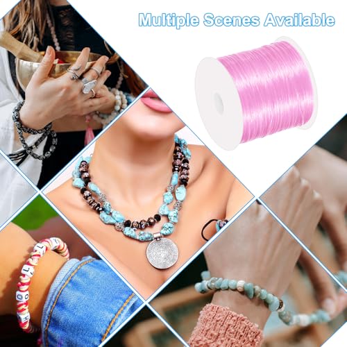 Corde elastique pour bracelets dorée 0.8 mm fil extensible bijoux - 7