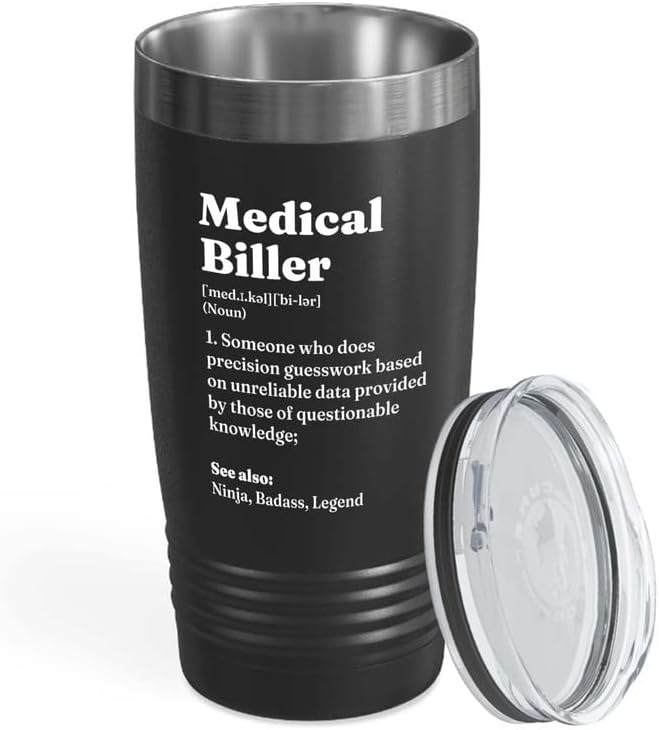 Pharmacist Black Edition Viking Tumbler 20oz - BILLER definition - Nurse Doctor Chemist Pharmacy Technician Patient Practicioner Laboratory Research Technologist