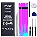 Swgrdin 3350mAH Battery for iPhone 6s Plus Battery Replacement, Extended Capacity Lithium Polyme for Phone 6splus Battery Replacement with Tools, 0 Cycle, 2 Years Warranty