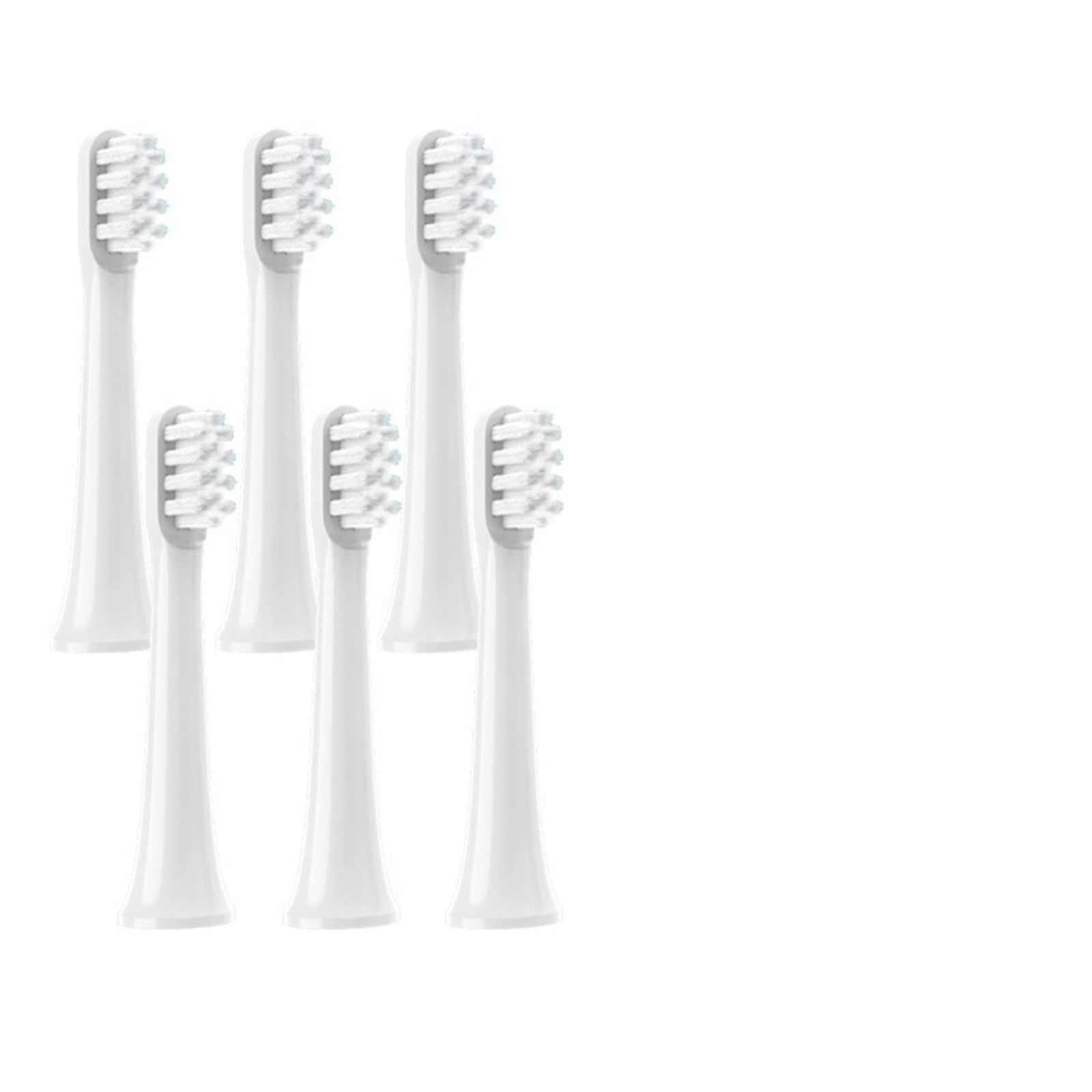 Testine Di Ricambio Per Spazzolino T100, Setole Morbide, 4-30 Pezzi | Testine con setole morbide per spazzolino elettrico sonico T100, disponibili da 4 a 30 pezzi(T100 White-12PCS)
