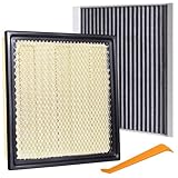 FA1883 Engine and Cabin Air Filter Set Compatible with Ford F150 2015-2025 2.7L 3.0L 3.3L 3.5L