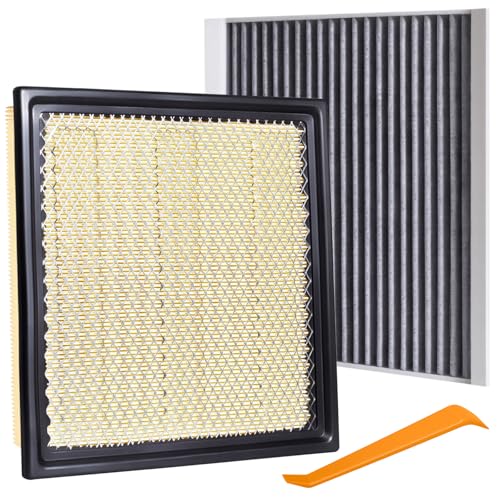 FA1883 Engine and Cabin Air Filter Set Compatible with Ford F150 2015-2025 2.7L 3.0L 3.3L 3.5L 5.0L, Expedition, Lincoln Navigator, Lobo – Replaces FL3Z19N619A FP79, FA1883