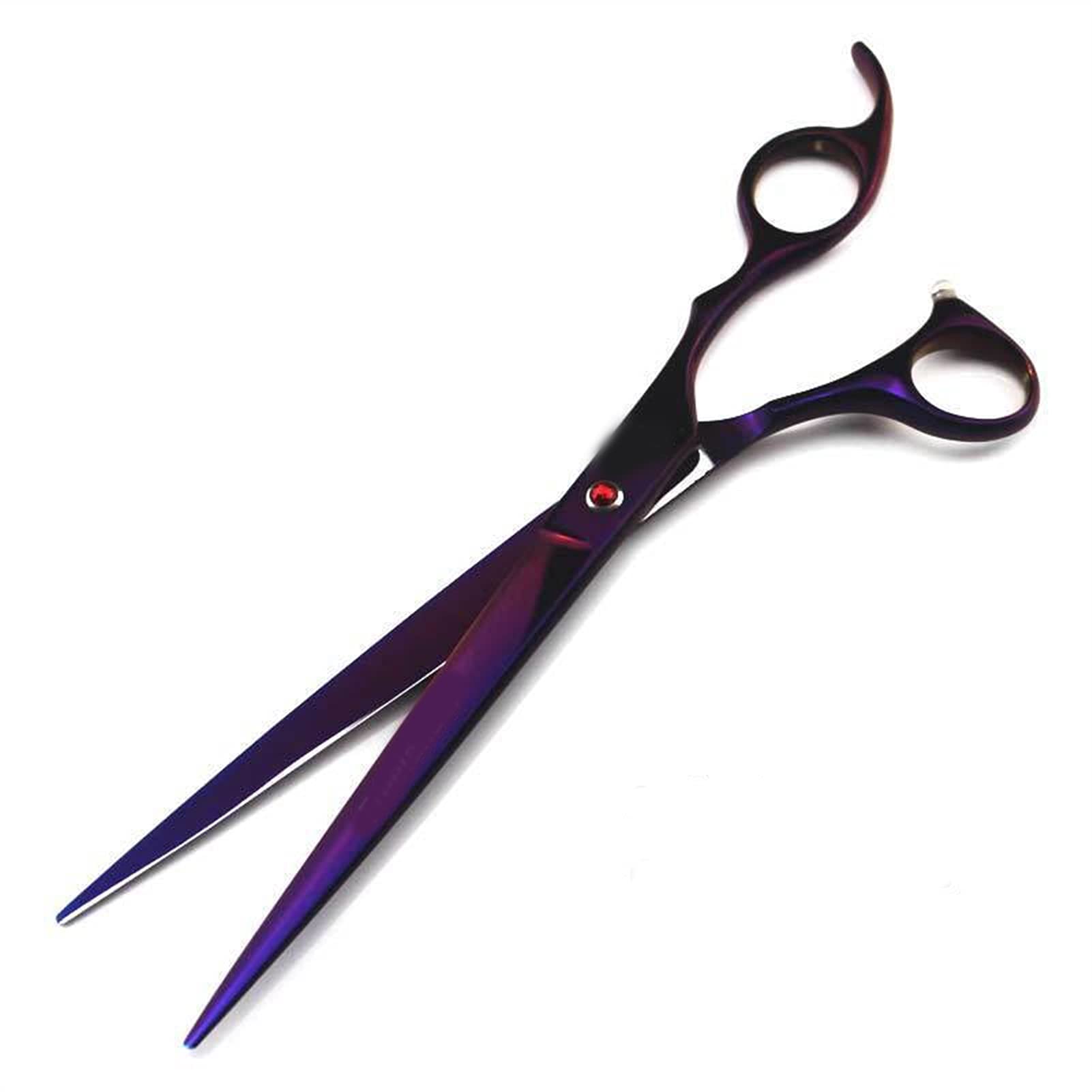 Pet Dogs Gromminghaircutting Forbici Su Giù Cesoie curve Animali con bordo affilato Taglio dei capelli del gatto Kit di strumenti per il taglio del barbiere
