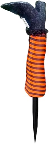 Decoraciones de Halloween Patas de bruja de Halloween, decoración de patas de bruja malvada, estacas divertidas de bruja de Halloween para