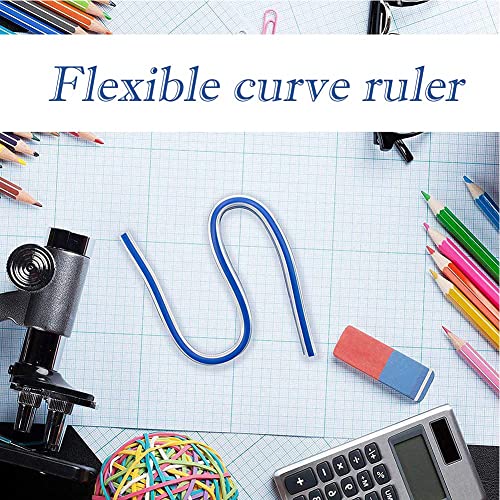 2 Curvilinee Flessibili 30 E 60 Cm - Per Cucito, Disegno E Modellismo - Doppia Scala Metrica/Imperiale - Foto 7