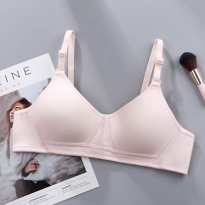 Teen Girls Seamless Bra Cotton Bras Adjustable Straps - Image 6