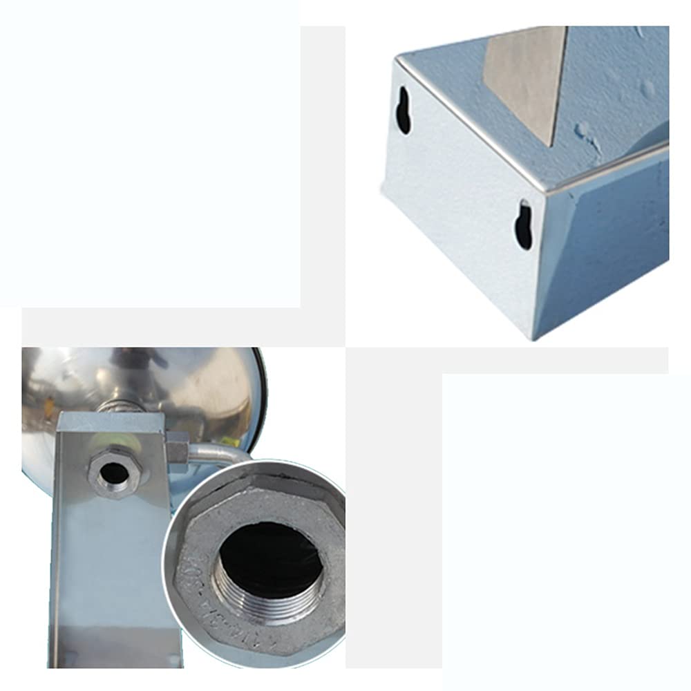 Station de lavage oculaire avec couvercle Station de lavage oculaire murale pour lave-yeux de premiers secours Bol en acier inoxydable 304 + panneau de lavage oculaire, filetage Rc (couleur : A)
