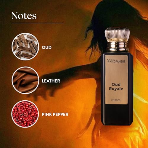Image of Dopamine Oud Royale Unisex Perfume 50 ml for Long Lasting Smell | Rich, for Long lasting Smell | Luxurious Fragrance Premium Oud Perfumes for Men & Women