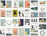 Weihnachstpostkarten 32 Stück Weihnachten Karten Postkarten Weihnachtskarten