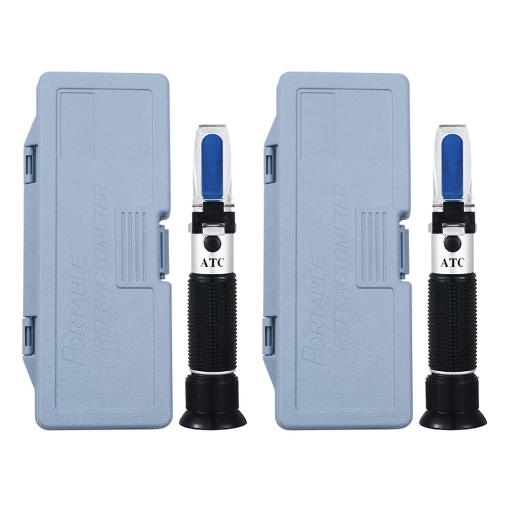 Jnchdghwa As Shown 2X Refractometer With Atc Dual Scale - Specific & Hydrometer In Wine Making